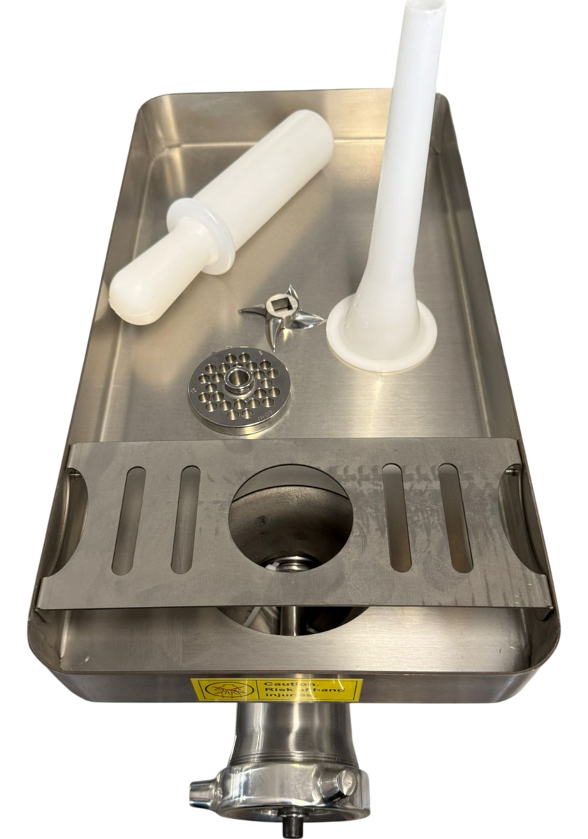 Picadora De Carne Industrial Unique Buje 32 Con Embudo - Imagen 4