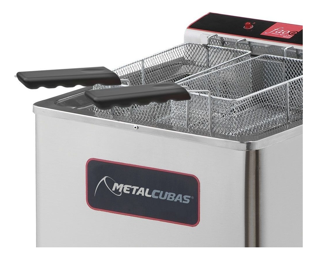 Freidora Eléctrica De Agua Y Aceite Metalcubas 29l Gfao30p - Imagen 2