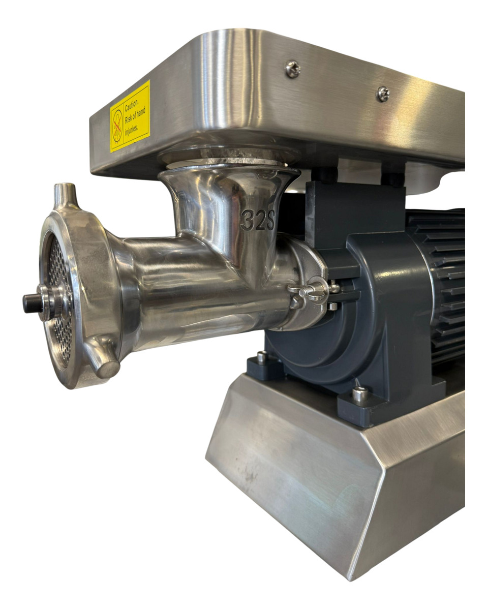 Picadora De Carne Industrial Unique Buje 32 Con Embudo - Imagen 3