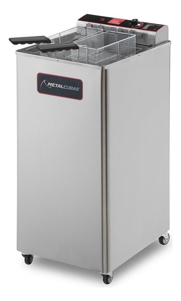 Freidora Eléctrica De Agua Y Aceite Metalcubas 29l Gfao30p