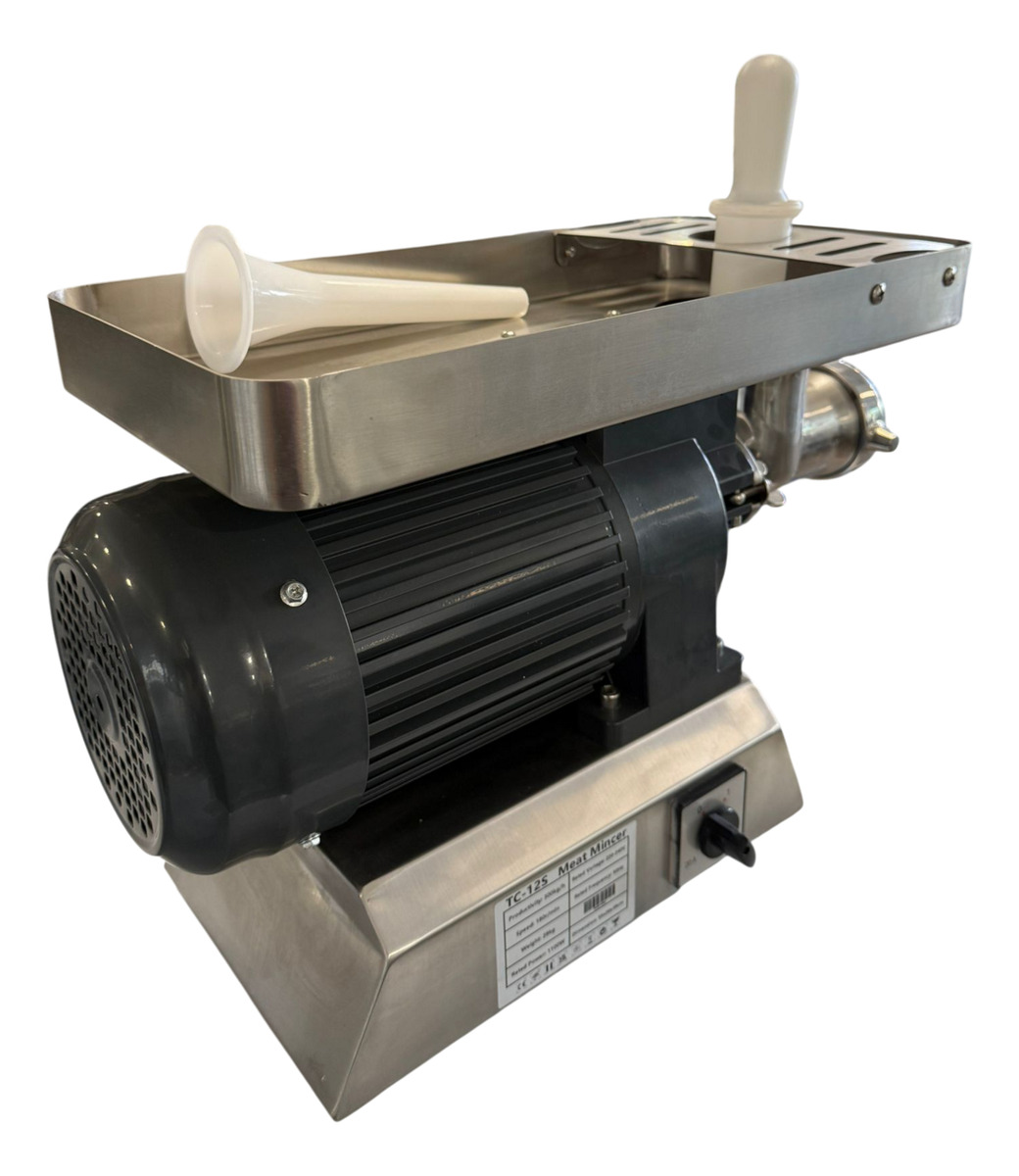 Picadora De Carne Industrial Unique Buje 32 Con Embudo - Imagen 5