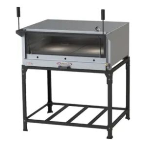 Horno Pizzero A Gas Cooklab 95x95x27 Cm Acero Inoxidable