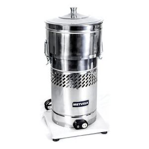 Cutter Procesadora Industrial Metvisa 8l Acero Uso Intensivo Color Plateado