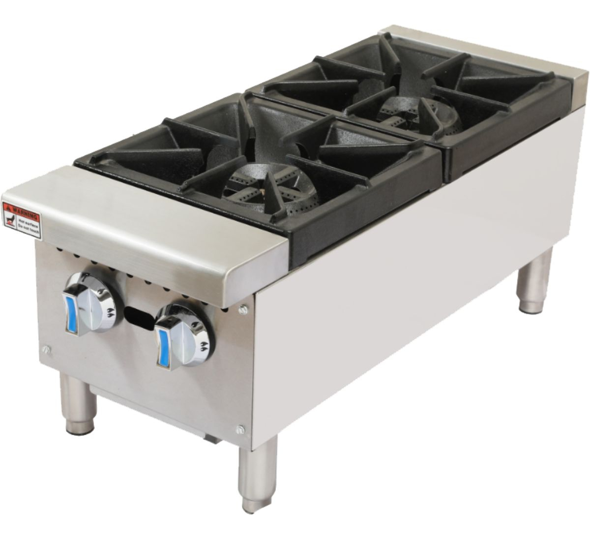 Anafe 2 Quemadores A Gas Comercial Industrial Est Americano