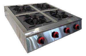 Anafe Hornalla De 4 Quemadores A Gas Sobre Mesada Unique