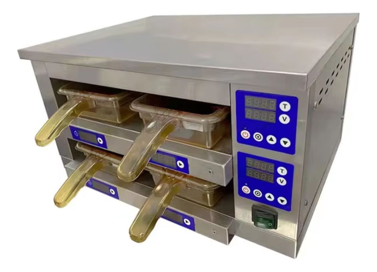 Mantenedor De Calor Comercial Para Proteinas Unique 4 Bandej - Imagen 3