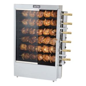 Horno Spiedo Para 30 Pollos 6 Espadas Arke