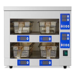 Mantenedor De Calor Comercial Para Proteinas Unique 4 Bandej