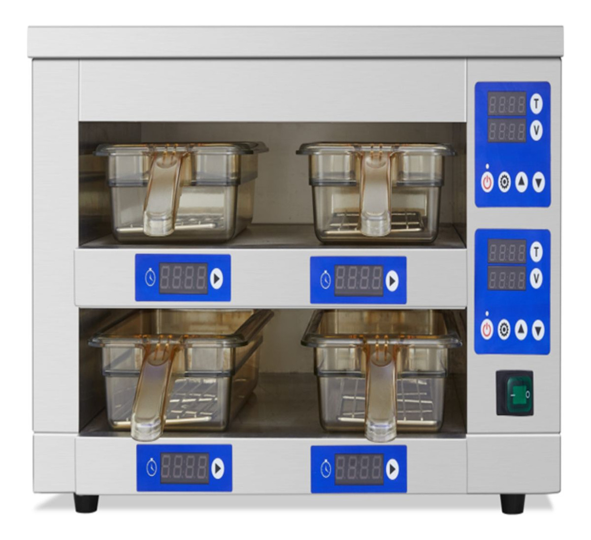 Mantenedor De Calor Comercial Para Proteinas Unique 4 Bandej