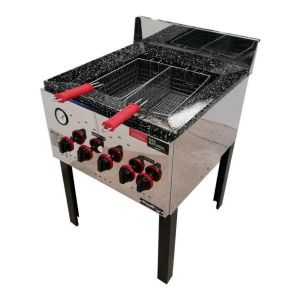 Freidora Auto Industrial Morelli F-35 35l Acero Inoxidable