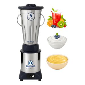 Licuadora Industrial Jl Colombo Pumas 4l Acero Inoxidable 1200w