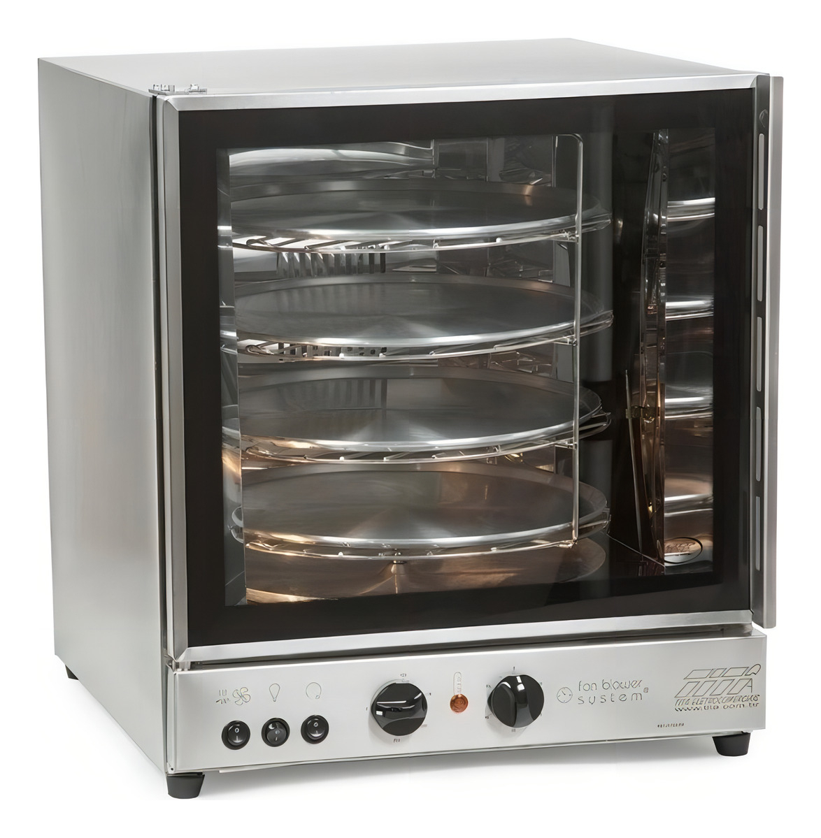 Horno Eléctrico De Sobremesa Tita Horno Rotativo Horno Fge4 De Acero Inoxidable