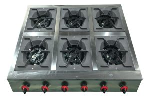 Anafe Hornalla De 6 Quemadores A Gas Sobre Mesada Unique