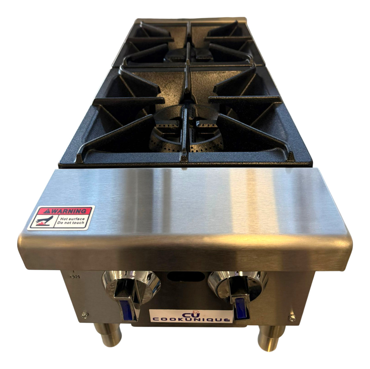 Anafe 2 Quemadores A Gas Comercial Industrial Est Americano - Imagen 2