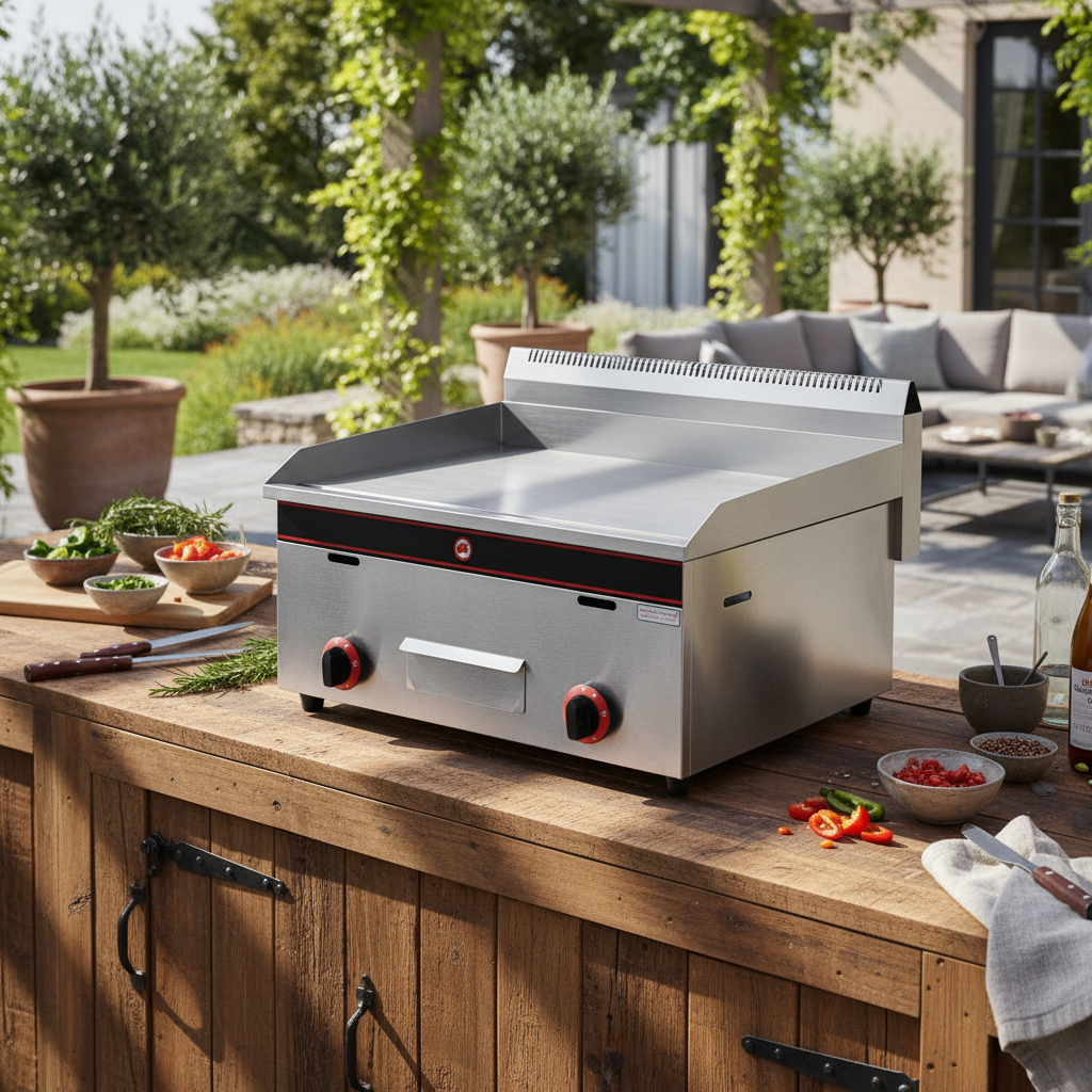 Plancha Chivitera A Gas Unique Hgg-718 55x48 Cm - Imagen 3