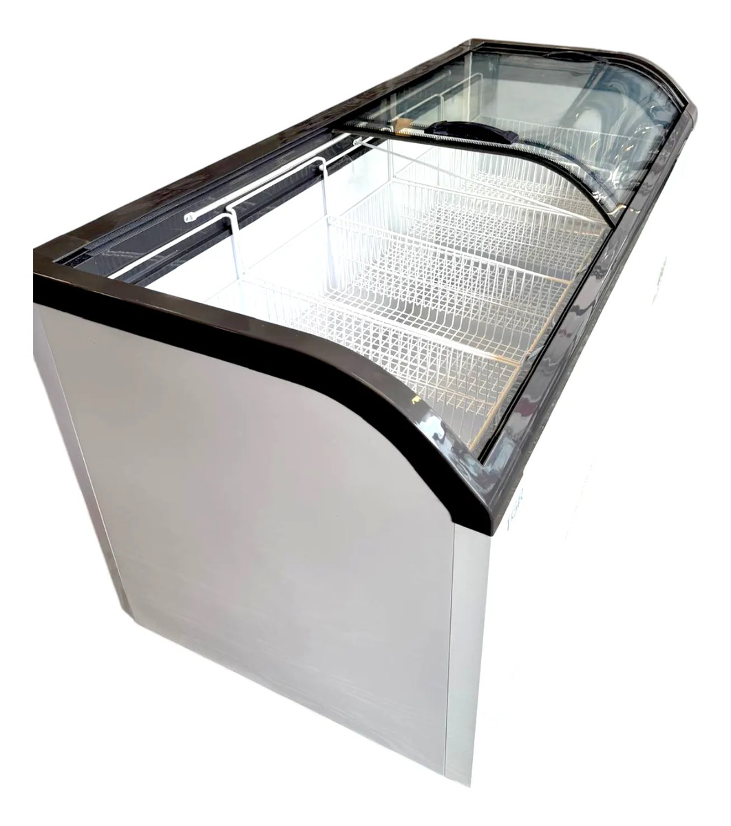 Freezer Comercial Isla 600lt 1.8 Mt Tgr Vidrio Curvo 1.8 Mt - Imagen 2