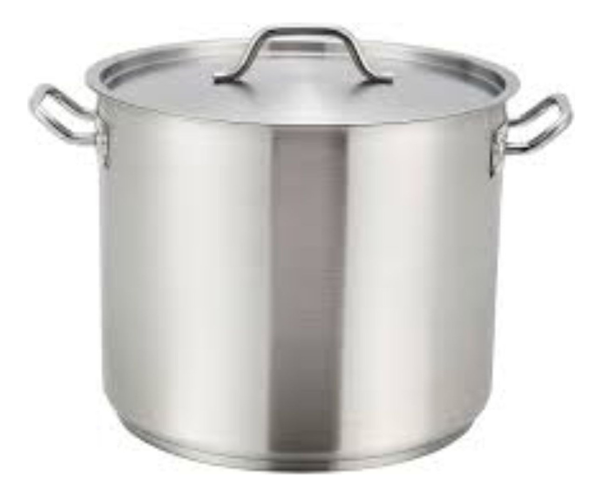 Olla Acero Inoxidable Industrial 30x20 Cm 14 Lt Doble Fondo - Imagen 2