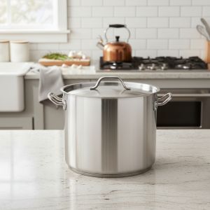 Olla Acero Inoxidable Industrial 45x28 Cm 45 Lt Doble Fondo