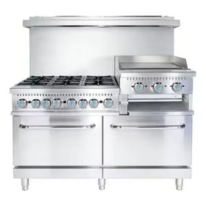 Cocina A Gas Industrial Plancha Y Gratinador Est. Americano