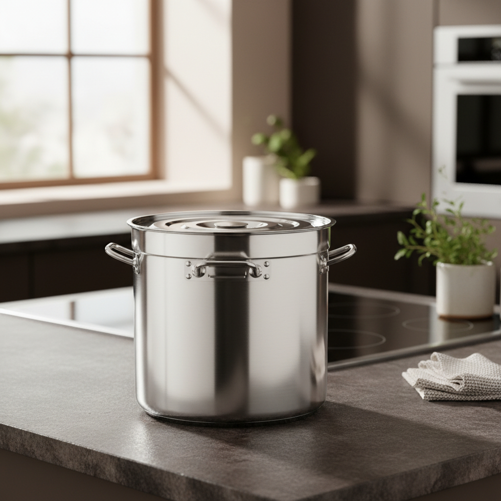 Olla Acero Inoxidable Industrial 30x30 Cm 21 Lt - Imagen 2