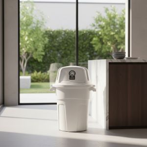 Tacho Contenedor De Basura 100 Lt Con Tapa Vaivén Grande