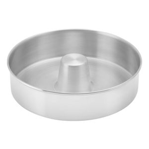 Molde Para Budin Flan Redondo Panelux Magnific C/tubo 24cm Pulido 0,9mm Aluminio