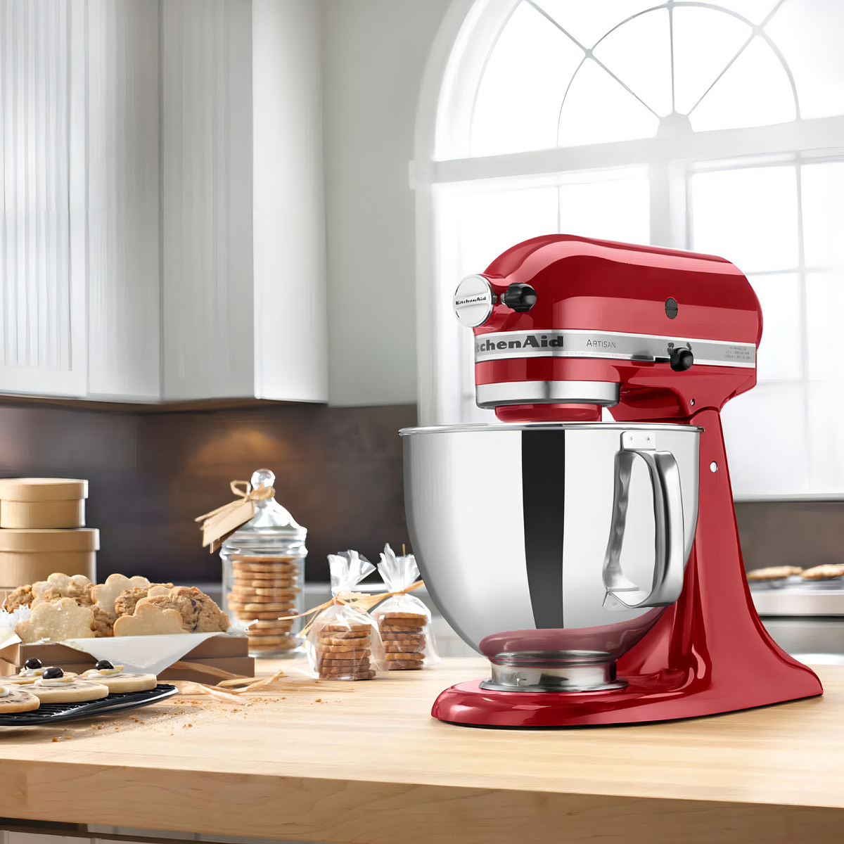 Batidora Kitchenaid Artisan 4,8 Lts Roja Rksm150psrer Color Empire Red Frecuencia 60 Hz - Imagen 3