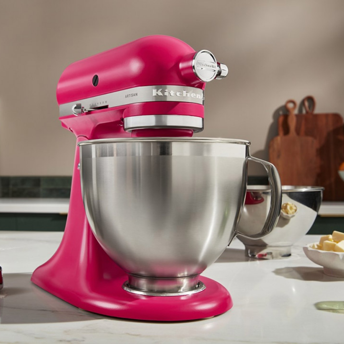 Batidora Planetaria Artisan 4.8 Litros Hibiscus Kitchenaid 50/60 - Imagen 5