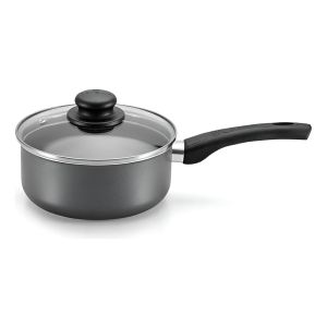 Olla Cacerola Antiadherente O18 Tapa Vidrio Panelux Magnific Color Grafito