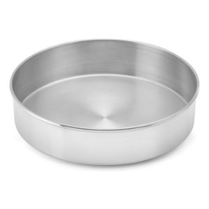 Panelux Clásico De Aluminio Pulido Con Forma Redonda De 24 X 7 Cm