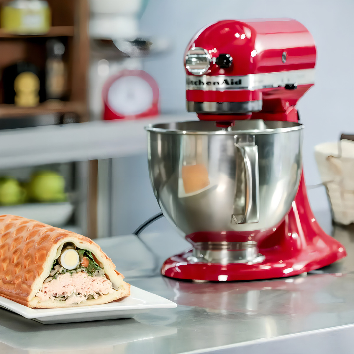 Batidora Kitchenaid Artisan 4,8 Lts Roja Rksm150psrer Color Empire Red Frecuencia 60 Hz - Imagen 4