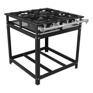 Anafe 4 Hornallas 2 Fuegas Dobles 30x30 Kenok Brasil