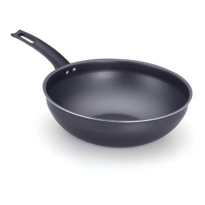 Sartén Antiadherente Para Wok, 2.3 Litros, 24 Cm, Color Grafito