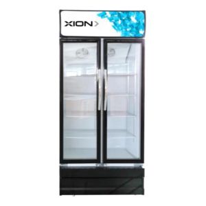 Vitrina Expositor Vertical 2 Puertas Xion Xi-h540 510 Lt Negro