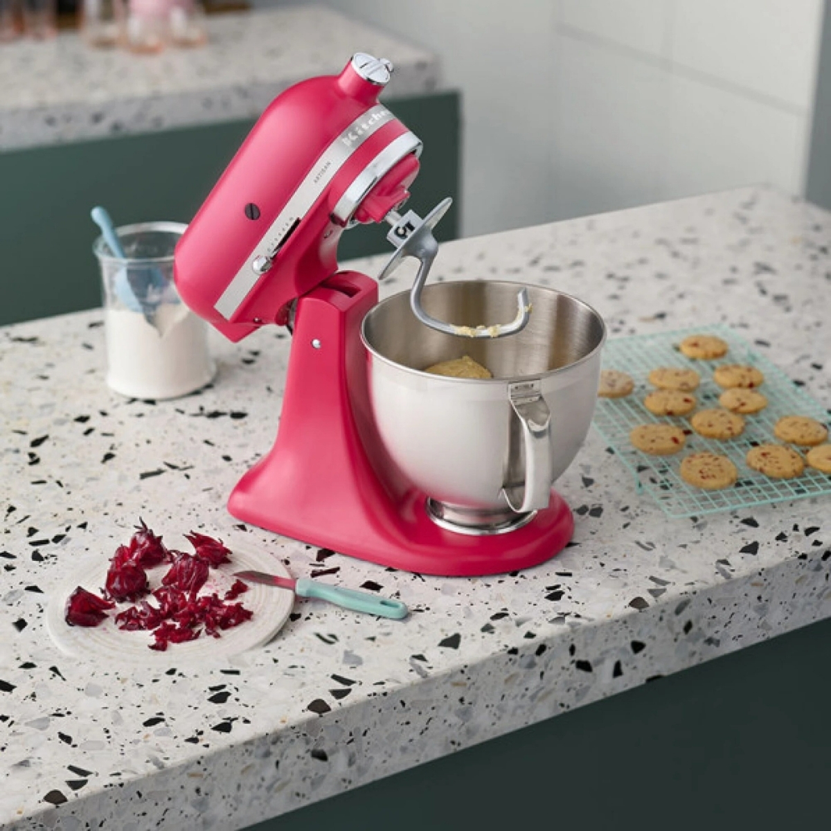 Batidora Planetaria Artisan 4.8 Litros Hibiscus Kitchenaid 50/60 - Imagen 7