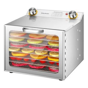 Deshidratador De Alimentos 8 Bandejas Incluidas De 28x20 Cm