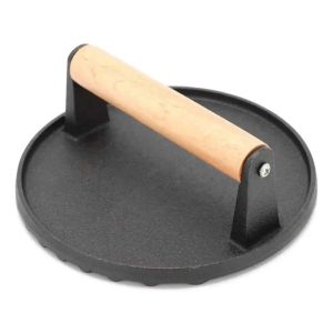 Smasher Aplasta Hamburguesas 18cm Calidad Hierro Fundición