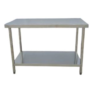 Mesada De Trabajo Acero Inox Reforzada 150x70x85cm C/estante