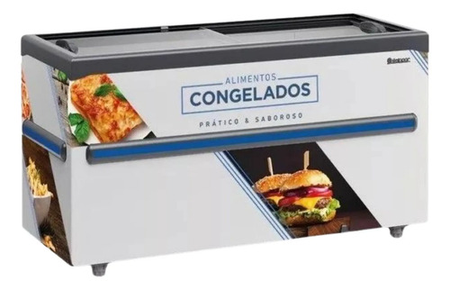 Freezer Isla Refrigerada Gelopar Doble Acción 540lts