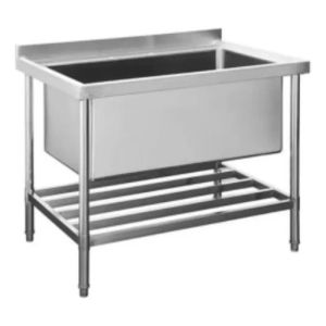 Pileta Fregadero De Acero Inoxidable 105x70x40 Cm Ventus