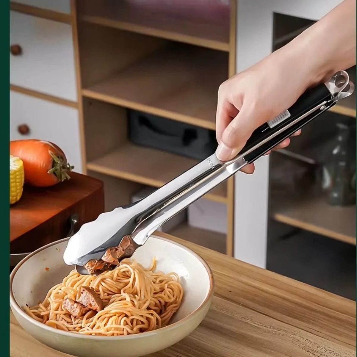 Pinza Para Parrilla Cocina Multifunción Acero Inoxidable - Imagen 3