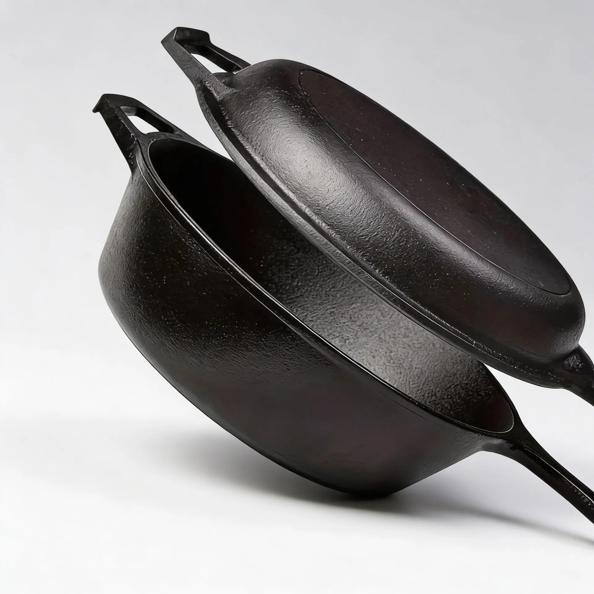 Olla Sarten De Hierro Fundido Doble Funcion 27 Cm - Imagen 6