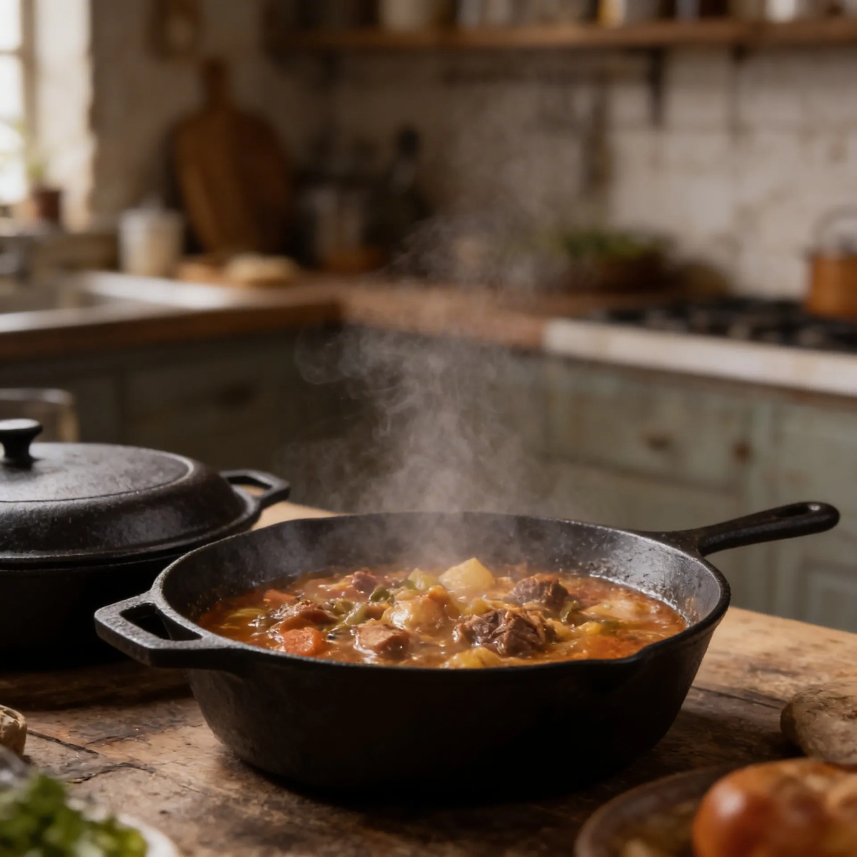 Olla Sarten De Hierro Fundido Doble Funcion 27 Cm - Imagen 5