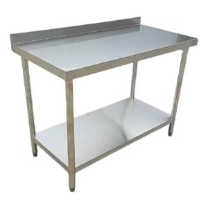Mesada De Trabajo Acero Inox Reforzada 150x60x85cm C/zocalo