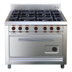 Cocina Industrial 6 Hornalla Y Horno Piso De Piedra Morelli