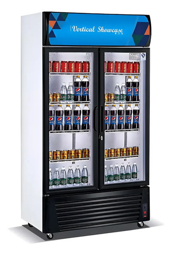 Heladera Expositor Vertical 760 Lt Unique 2 Puertas