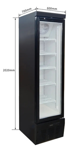 Freezer Exhibidor Vertical 420 Lt 1 Puerta Moxcold Sd-t400 - Imagen 2