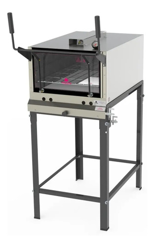 Horno refractario de gas infrarrojo. Vidrio templado Progas Propi800