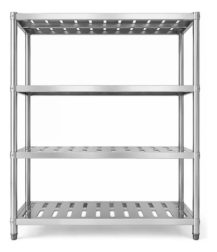 Estantería Lundar Inox 5 Estantes Desarmable 110x50x180 Cm - Imagen 2
