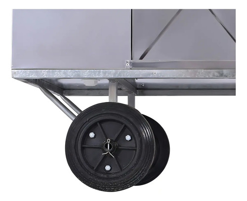 Carrito para aperitivos con plato y prensa - Imagen 5
